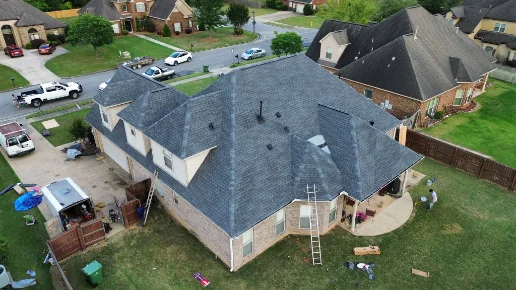 Completed roofing project by Precision Roofing Alabama